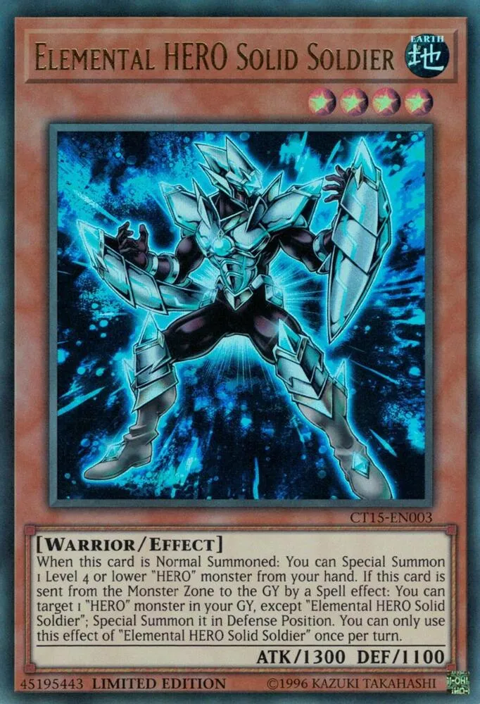 Elemental HERO Solid Soldier — 2018 Mega-Tins