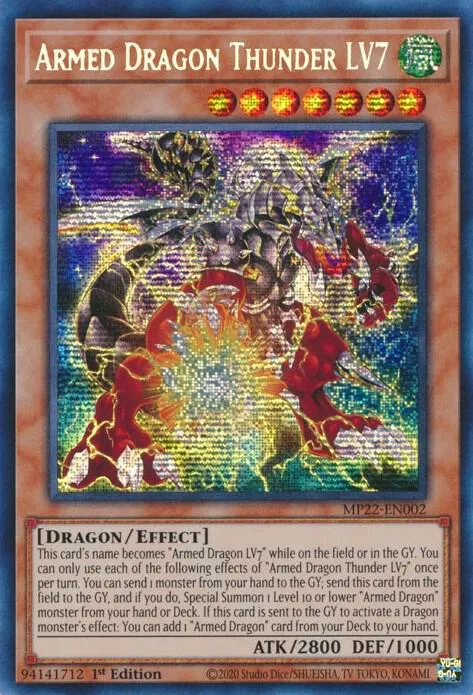 Armed Dragon Thunder LV7 — 2022 Tin of the Pharaoh's Gods