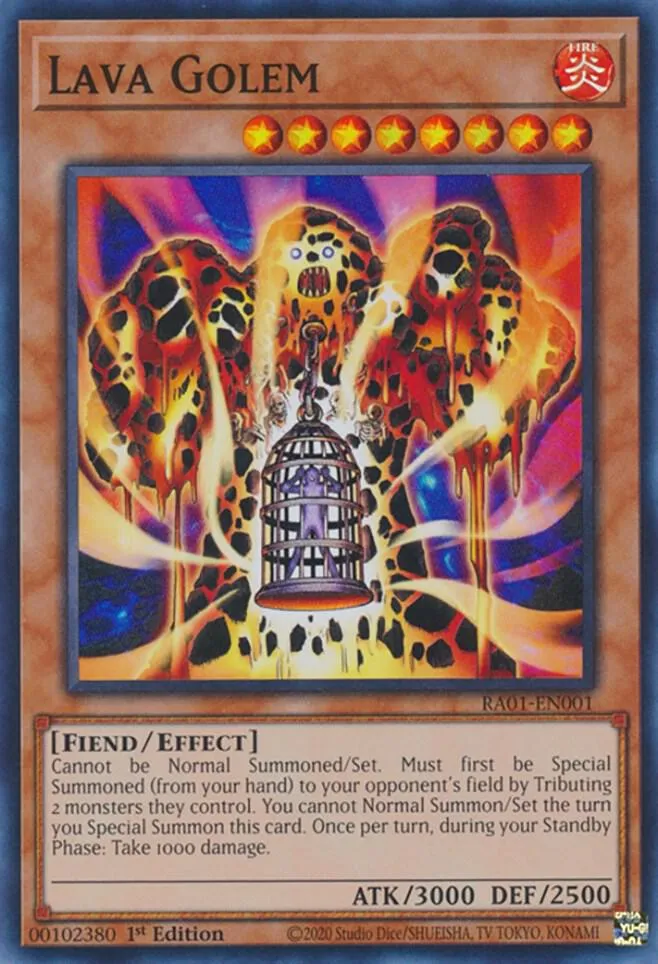 Lava Golem — 25th Anniversary Rarity Collection