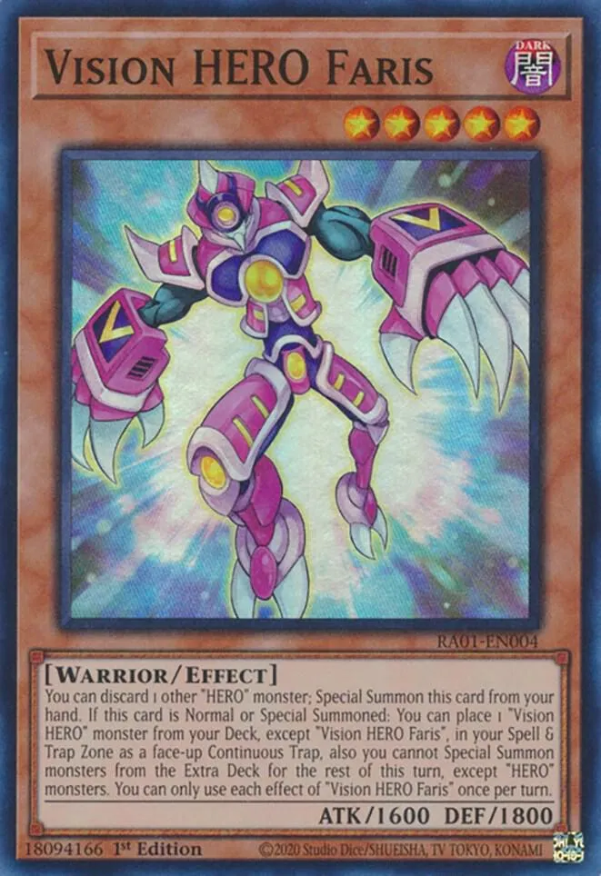 Vision HERO Faris — 25th Anniversary Rarity Collection