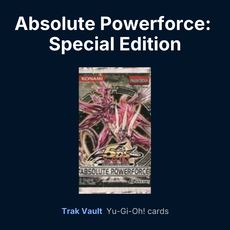 Absolute Powerforce: Special Edition — Yu-Gi-Oh! card list