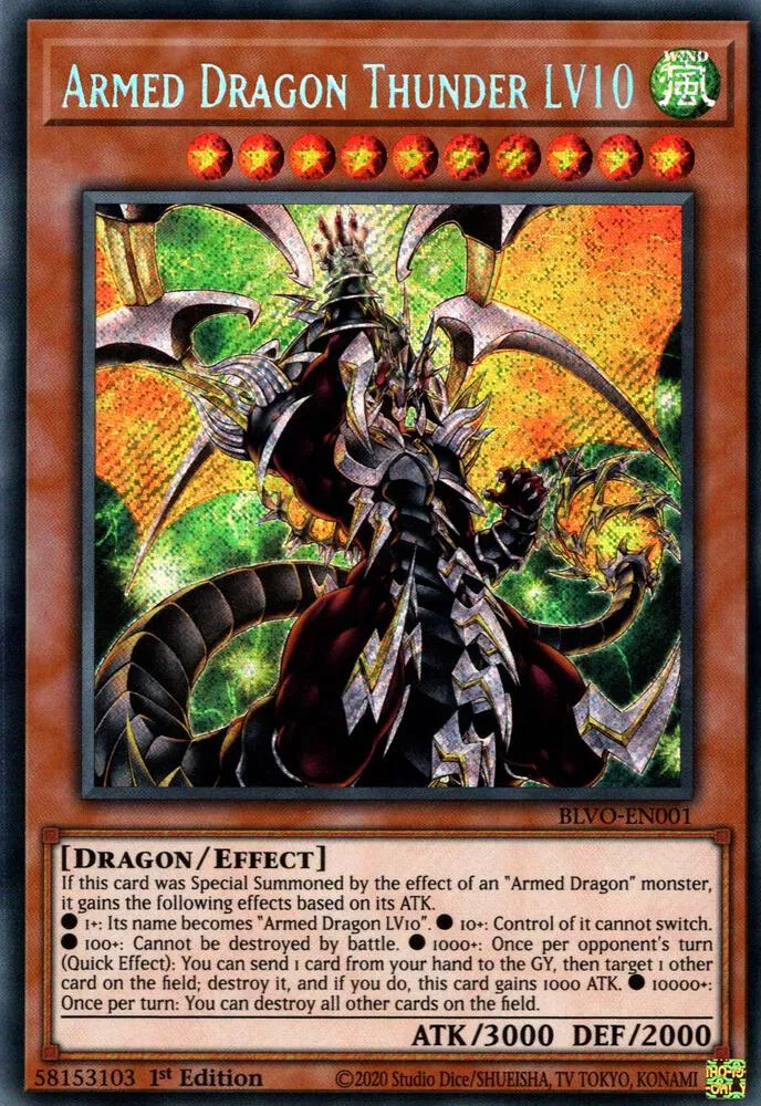 Armed Dragon Thunder LV10 — Blazing Vortex