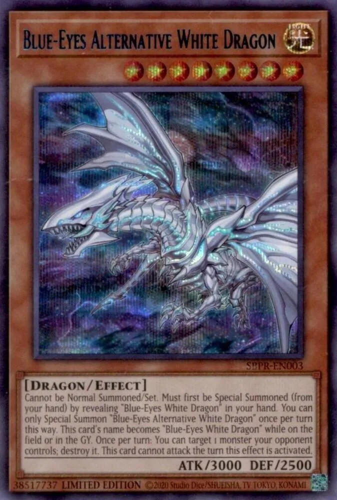 Blue-Eyes Alternative White Dragon — Blue-Eyes Alternative White Dragon Sweepstakes
