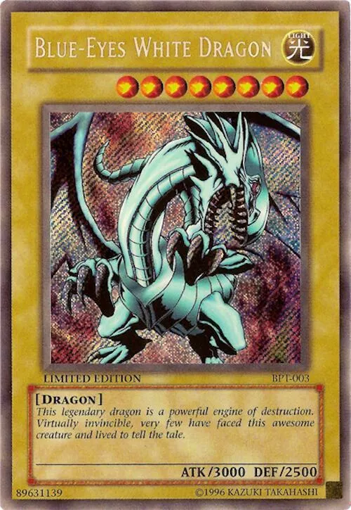 Blue-Eyes White Dragon — Booster Pack Collectors Tins 2002