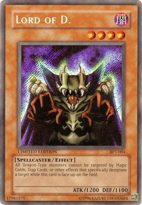 Lord of D. — Booster Pack Collectors Tins 2002