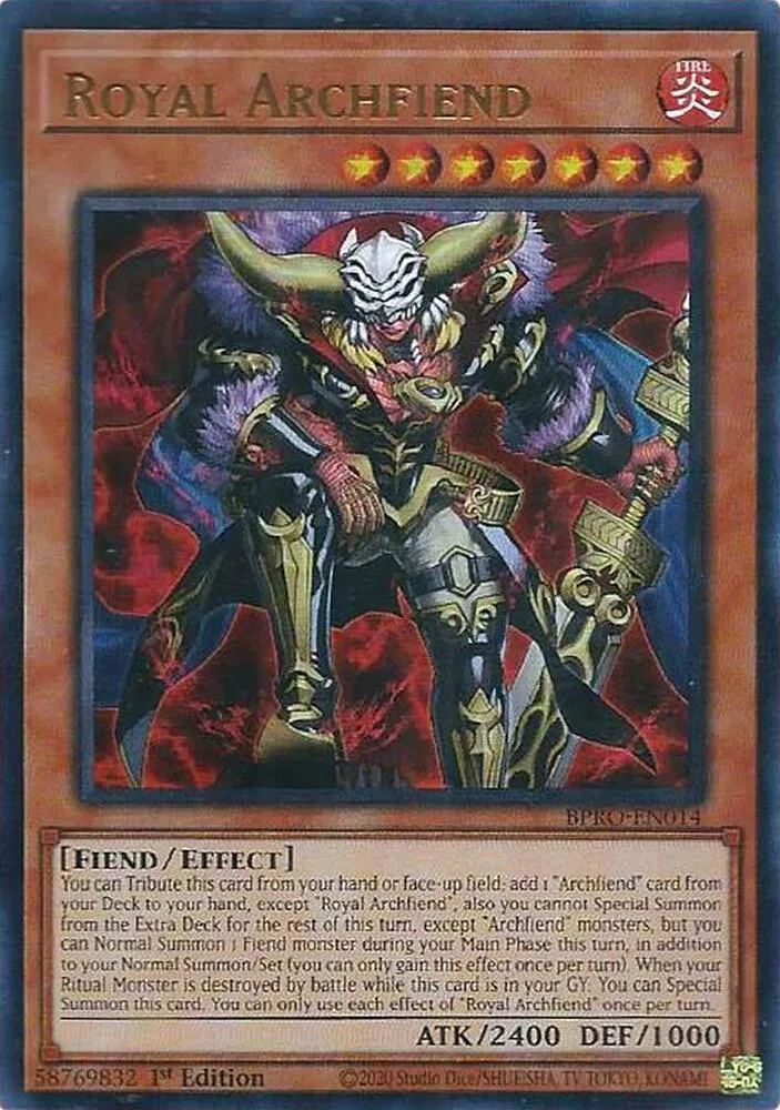 Royal Archfiend — Burst Protocol