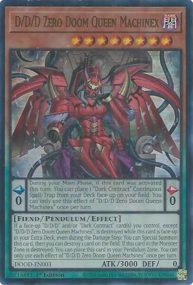 D/D/D Zero Doom Queen Machinex — Doom of Dimensions