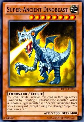 Super-Ancient Dinobeast — Duelist League 17 participation cards