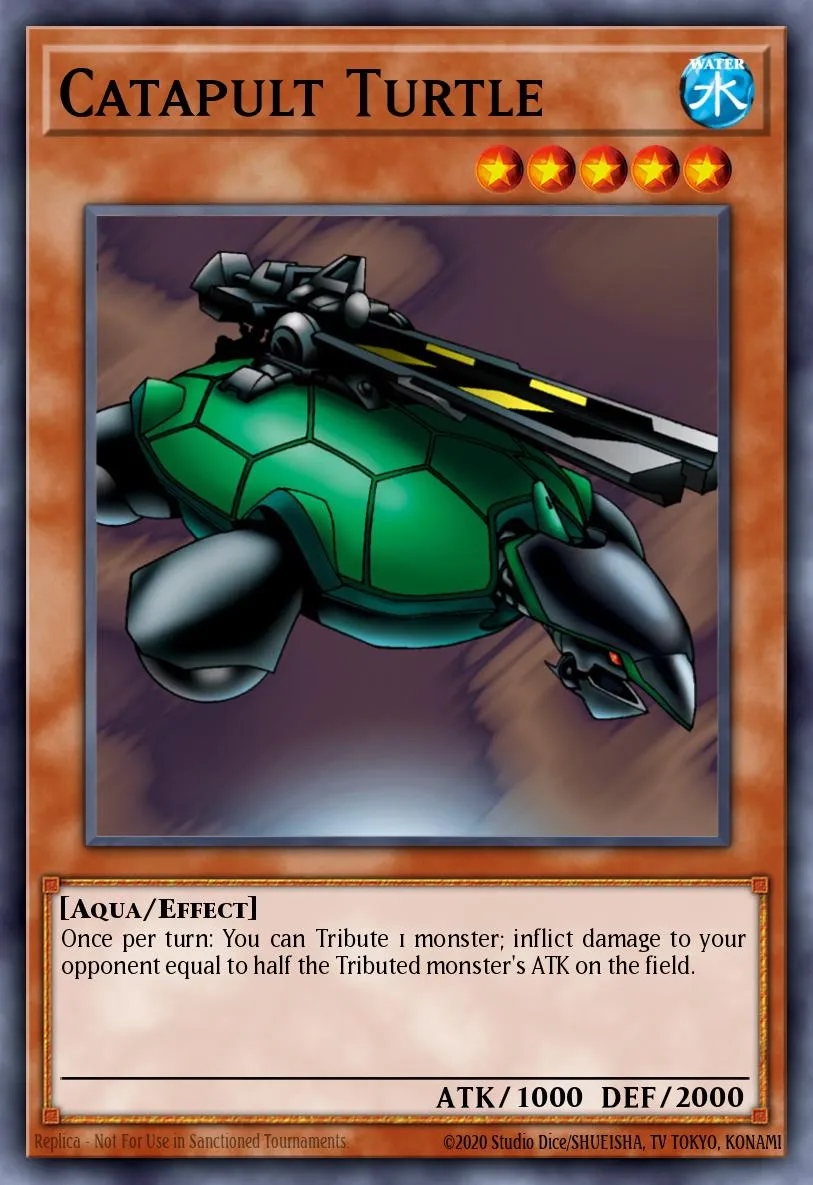 Catapult Turtle — Duelist League 18 participation cards