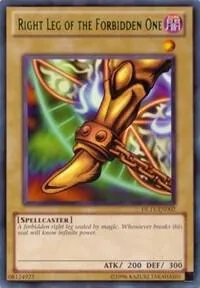 Right Leg of the Forbidden One — Duelist League 2 participation cards