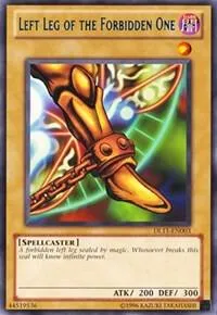 Left Leg of the Forbidden One — Duelist League 2 participation cards