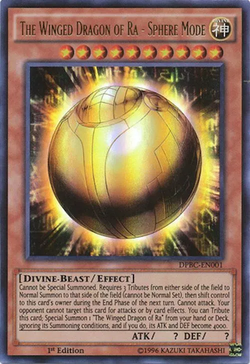 The Winged Dragon of Ra - Sphere Mode — Duelist Pack: Battle City