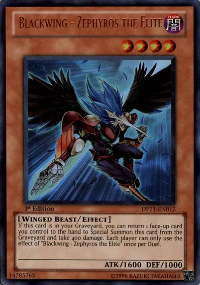 Blackwing - Zephyros the Elite — Duelist Pack: Crow