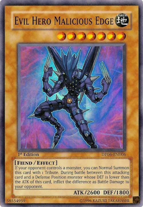 Evil HERO Malicious Edge — Duelist Pack: Jaden Yuki 3