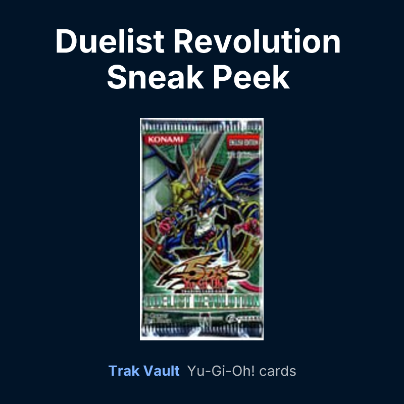 Duelist Revolution Sneak Peek Participation Card — Yu-Gi-Oh! card list