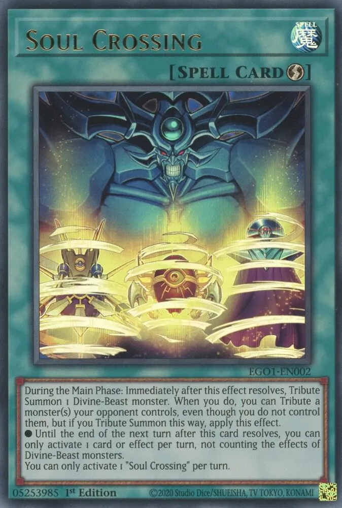 Soul Crossing — Egyptian God Deck: Obelisk the Tormentor