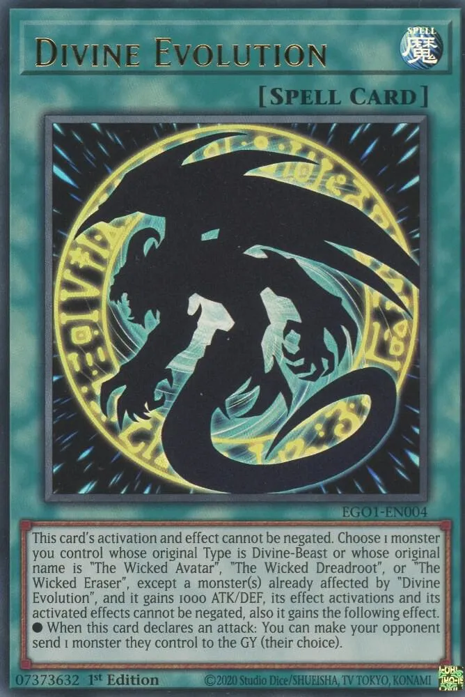 Divine Evolution — Egyptian God Deck: Obelisk the Tormentor