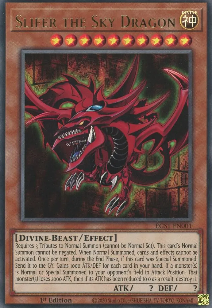 Slifer the Sky Dragon — Egyptian God Deck: Slifer the Sky Dragon