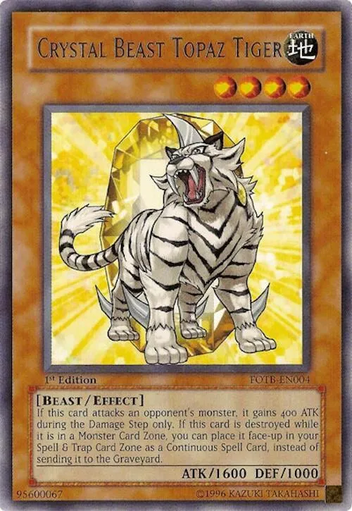 Crystal Beast Topaz Tiger — Force of the Breaker