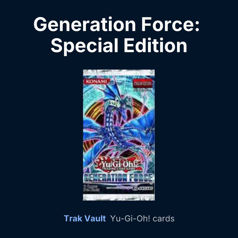 Generation Force: Special Edition — Yu-Gi-Oh! card list