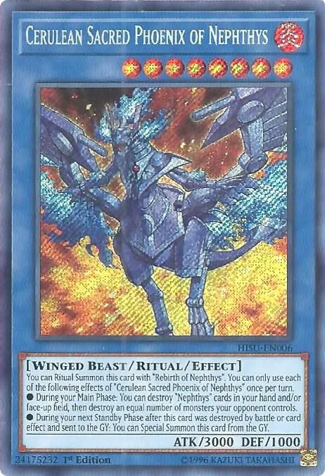 Cerulean Sacred Phoenix of Nephthys — Hidden Summoners