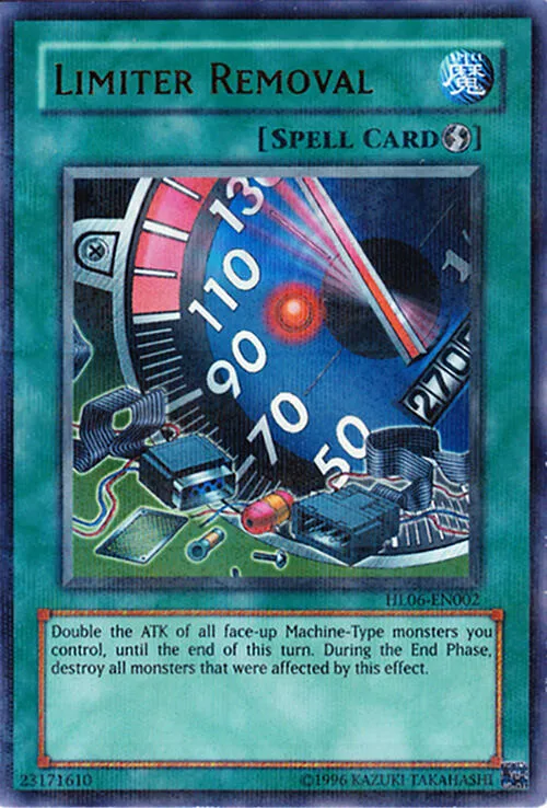 Limiter Removal — Hobby League 6 participation card A