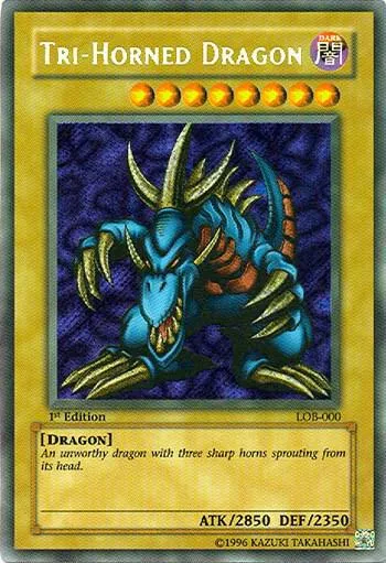 Tri-Horned Dragon — Legend of Blue Eyes White Dragon