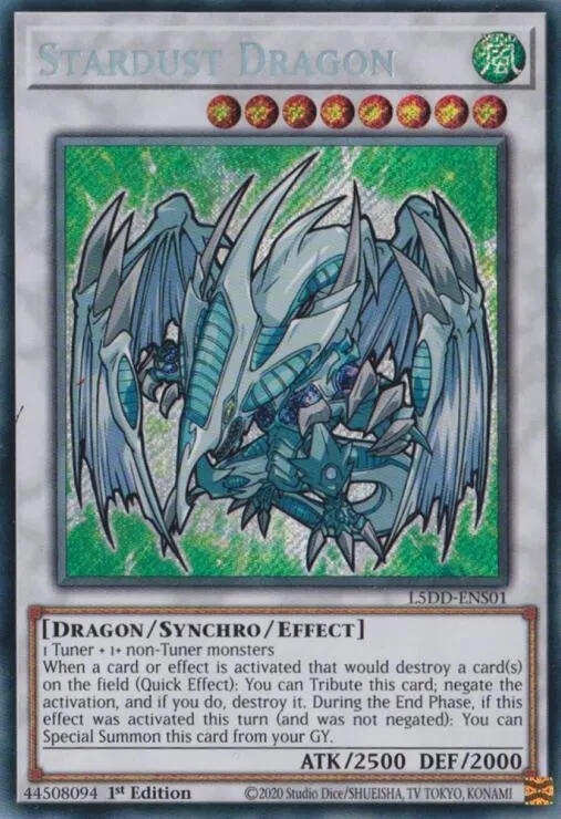 Stardust Dragon — Legendary 5D's Decks