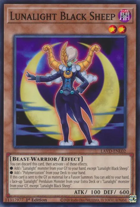 Lunalight Black Sheep — Legendary Arc-V Decks