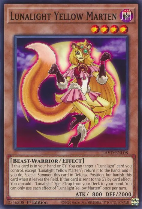 Lunalight Yellow Marten — Legendary Arc-V Decks