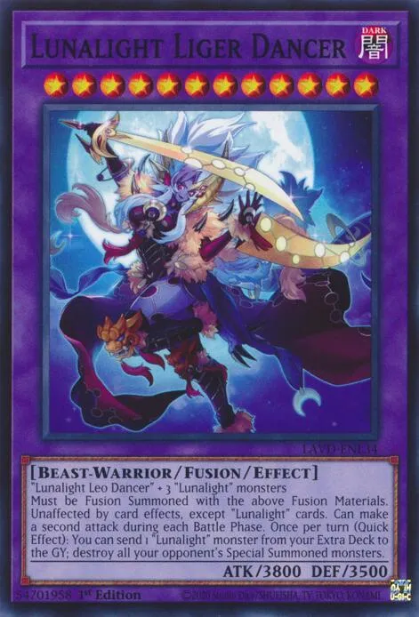 Lunalight Liger Dancer — Legendary Arc-V Decks