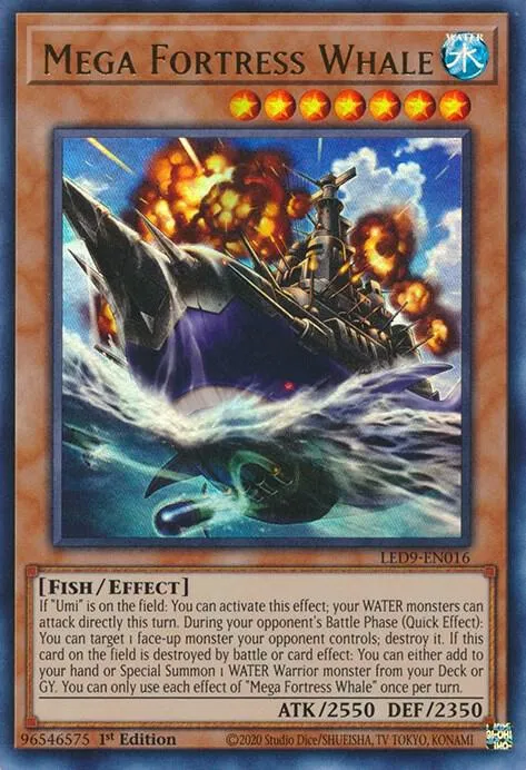 Mega Fortress Whale — Legendary Duelists: Duels From the Deep