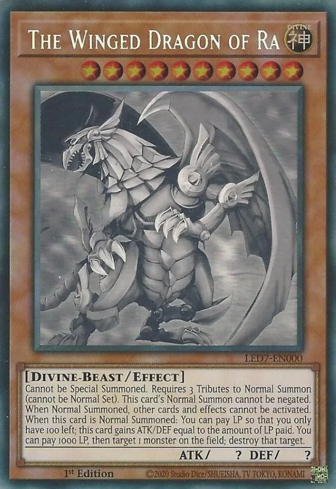 The Winged Dragon of Ra — Legendary Duelists: Rage of Ra