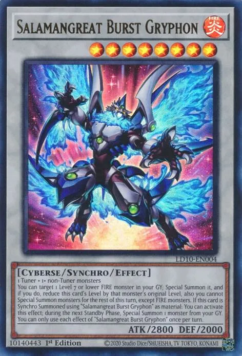 Salamangreat Burst Gryphon — Legendary Duelists: Soulburning Volcano