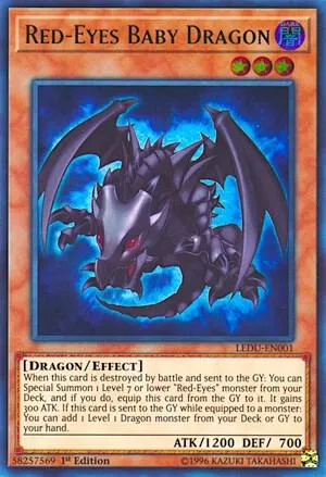 Red-Eyes Baby Dragon — Legendary Duelists