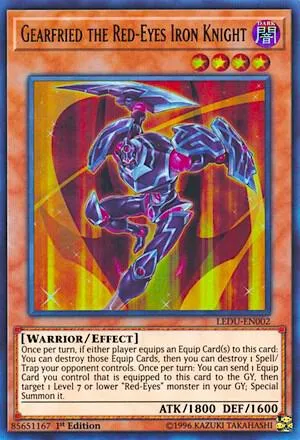 Gearfried the Red-Eyes Iron Knight — Legendary Duelists