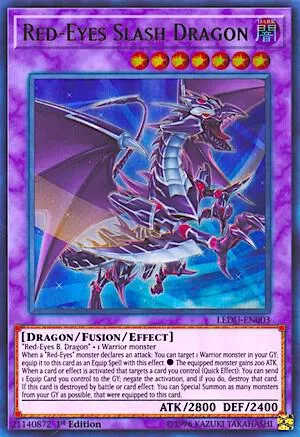 Red-Eyes Slash Dragon — Legendary Duelists