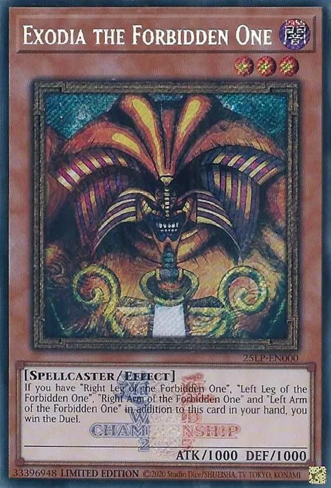 Exodia the Forbidden One — Limited Pack World Championship 2025