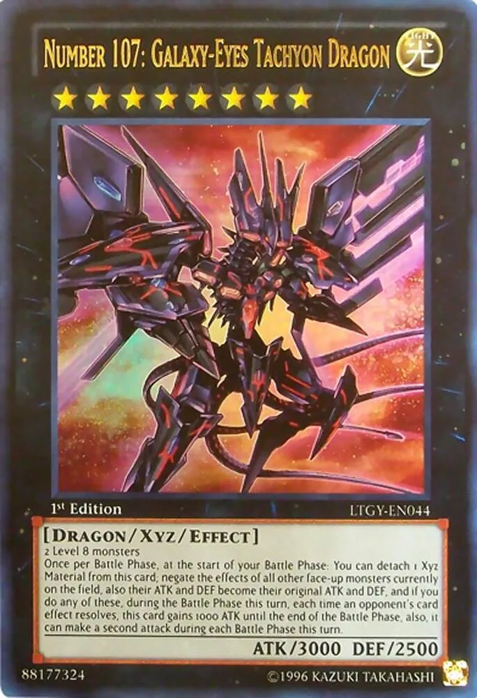 Number 107: Galaxy-Eyes Tachyon Dragon — Lord of the Tachyon Galaxy
