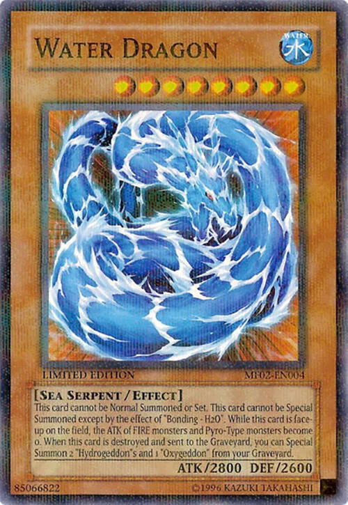 Water Dragon — Mattel Action Figure promotional cards: Series 2