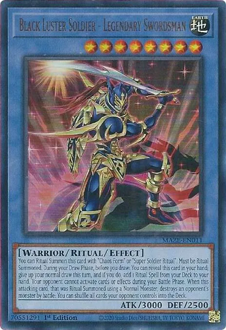 Black Luster Soldier - Legendary Swordsman — Maze of Memories