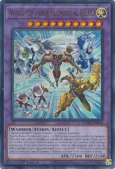 Wake Up Your Elemental HERO — Maze of Memories