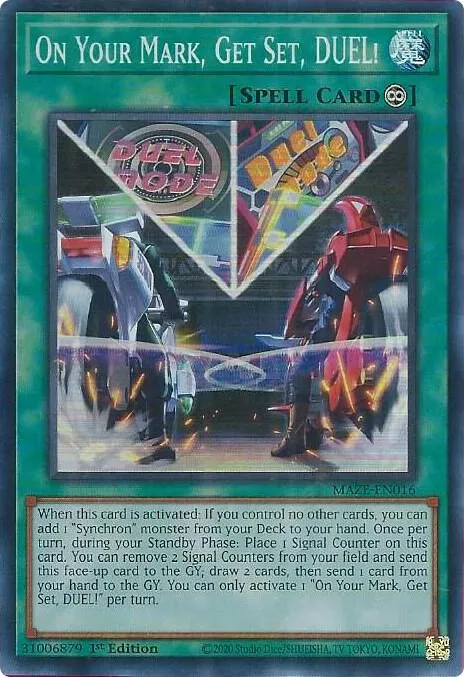 On Your Mark, Get Set, DUEL! — Maze of Memories