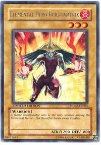 Elemental HERO Burstinatrix — McDonald's Promotional Cards 2