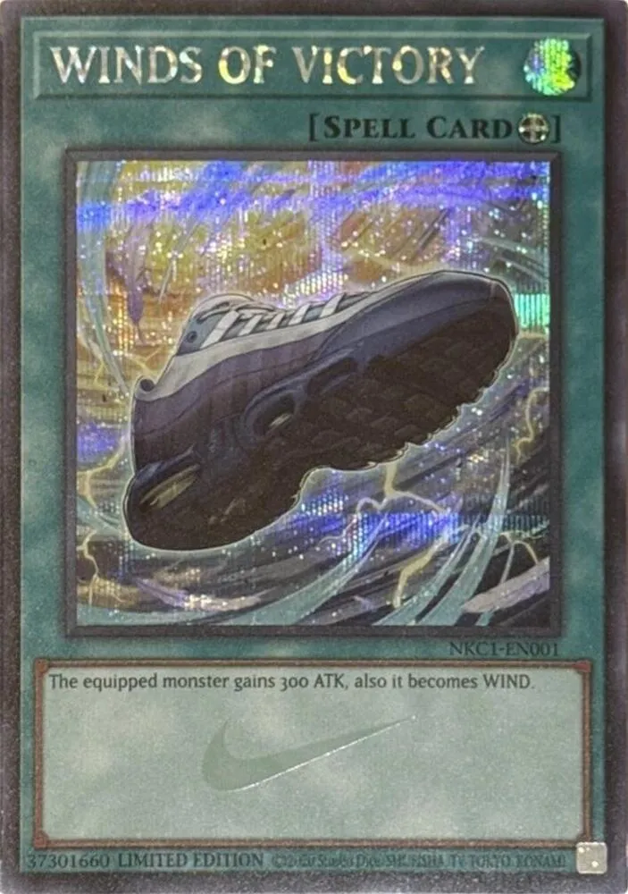 WINDS OF VICTORY — Nike collaboration cards