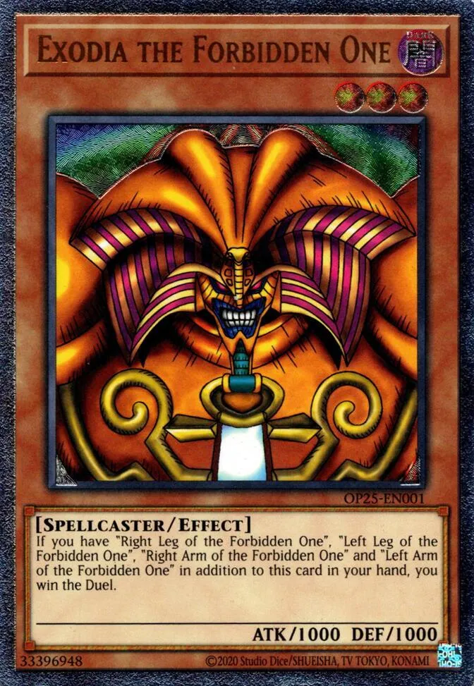 Exodia the Forbidden One — OTS Tournament Pack 25