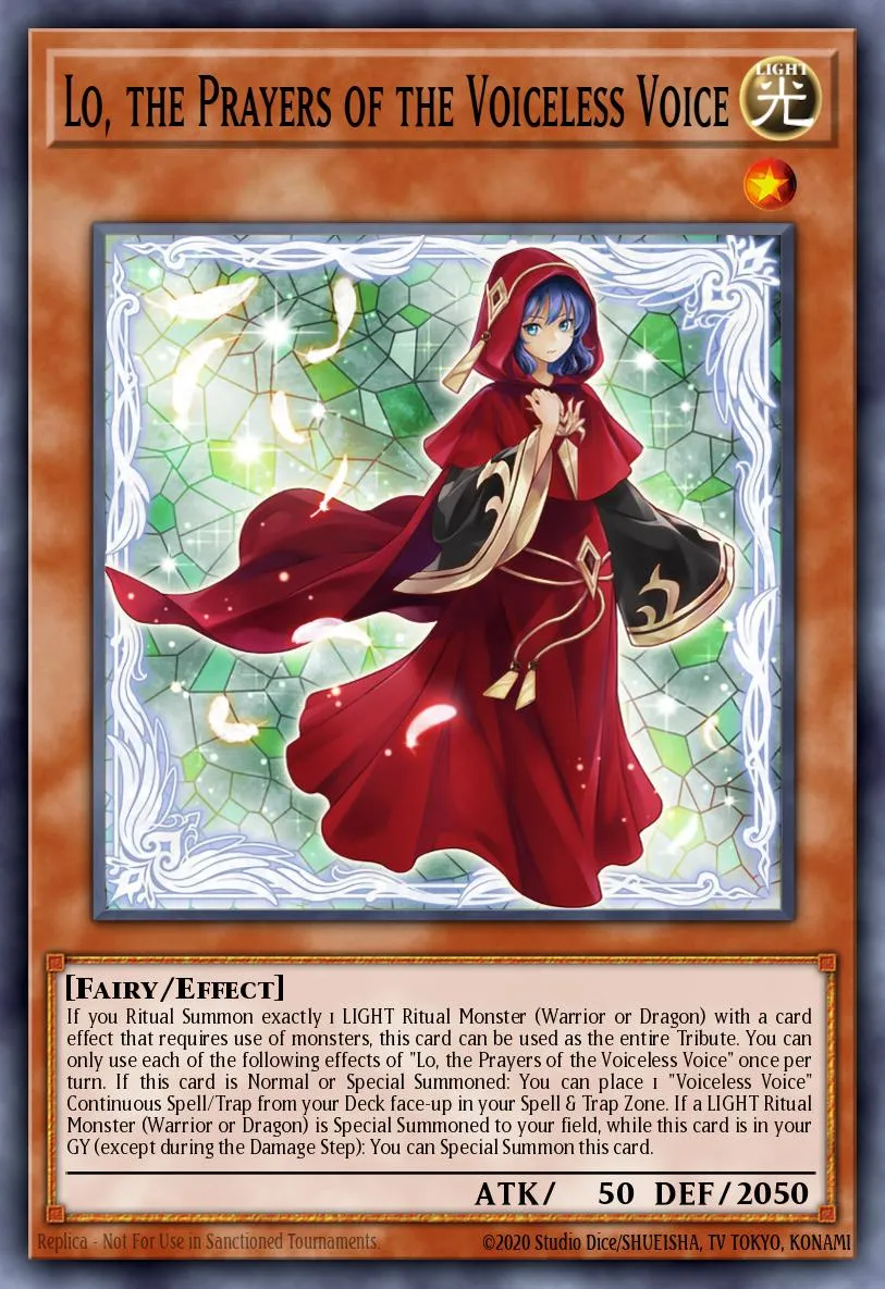 Lo, the Prayers of the Voiceless Voice — OTS Tournament Pack 26