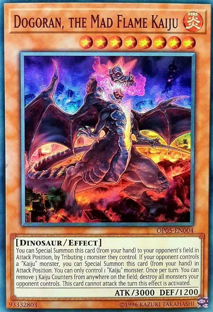 Dogoran, the Mad Flame Kaiju — OTS Tournament Pack 5