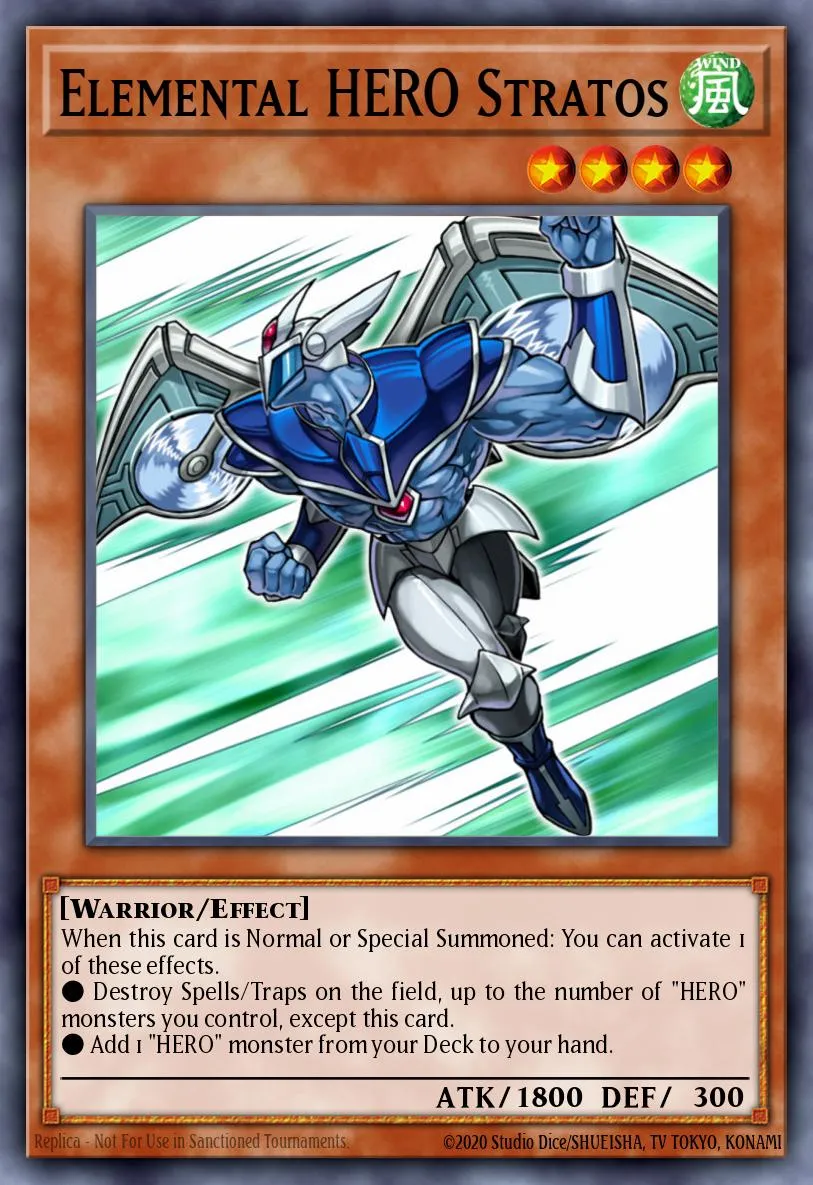 Elemental HERO Stratos — OTS Tournament Pack 9 (POR)