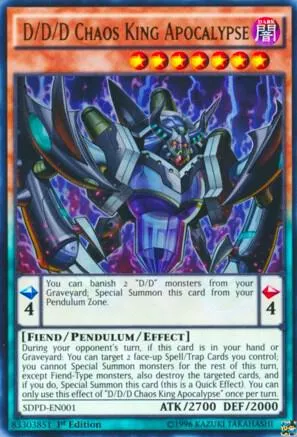 D/D/D Chaos King Apocalypse — Pendulum Domination Structure Deck